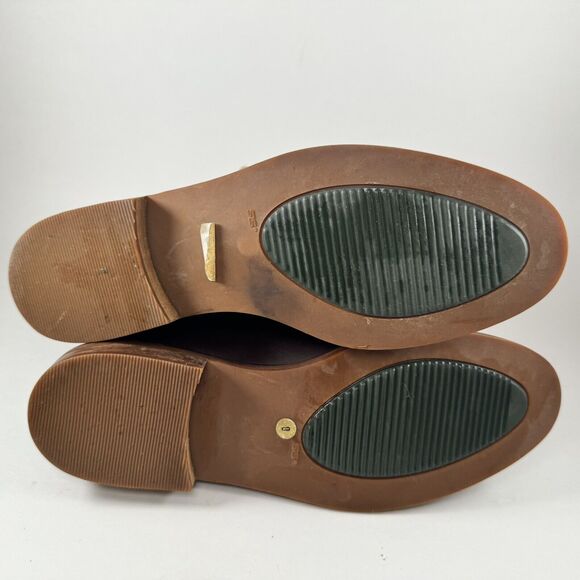 Vtg Ann Taylor Lace-Up Ankle Sherpa Granny Boots Fold Over Wmns Sz 8 - Picture 9 of 16